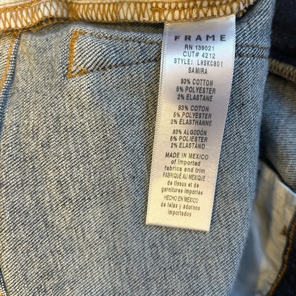 The Frame Denim Le High Skinny Crop Jean - Samira - Picture 4 of 6